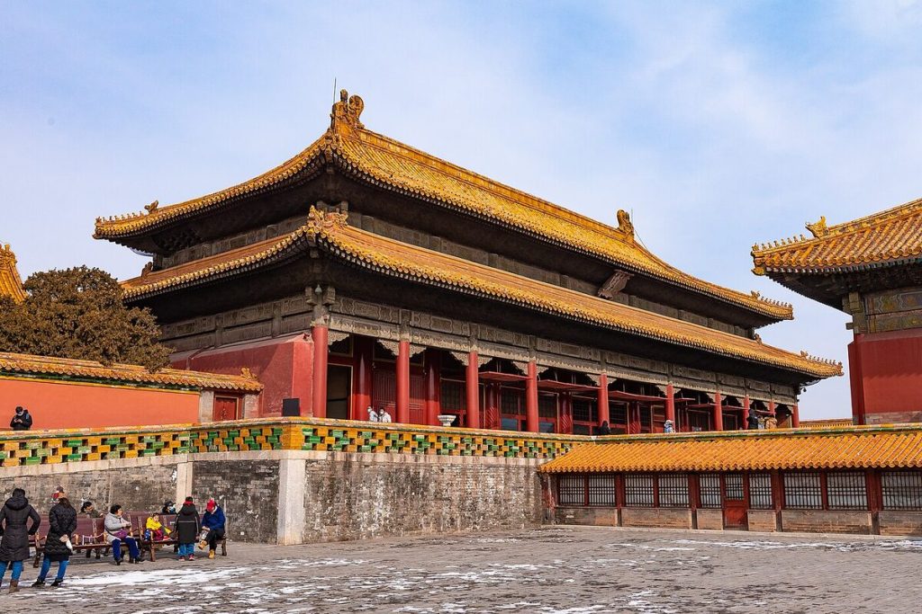 Palace of Earthly Tranquility on the Forbidden City inner court route