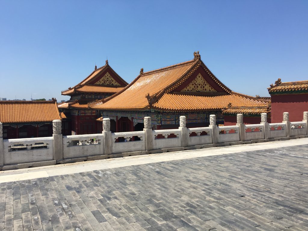 Courtyard near the Hall of Preserving Harmony in the Forbidden City