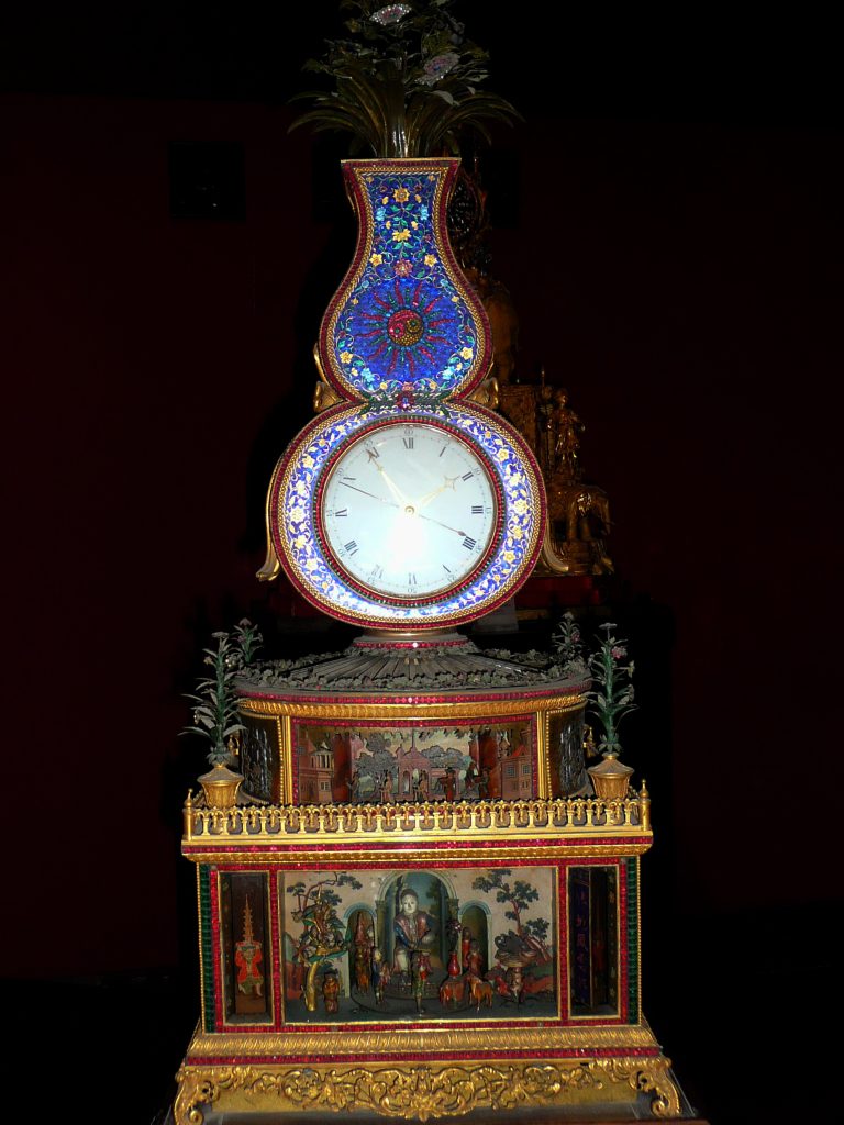 Clock display in the Forbidden City Watch Museum