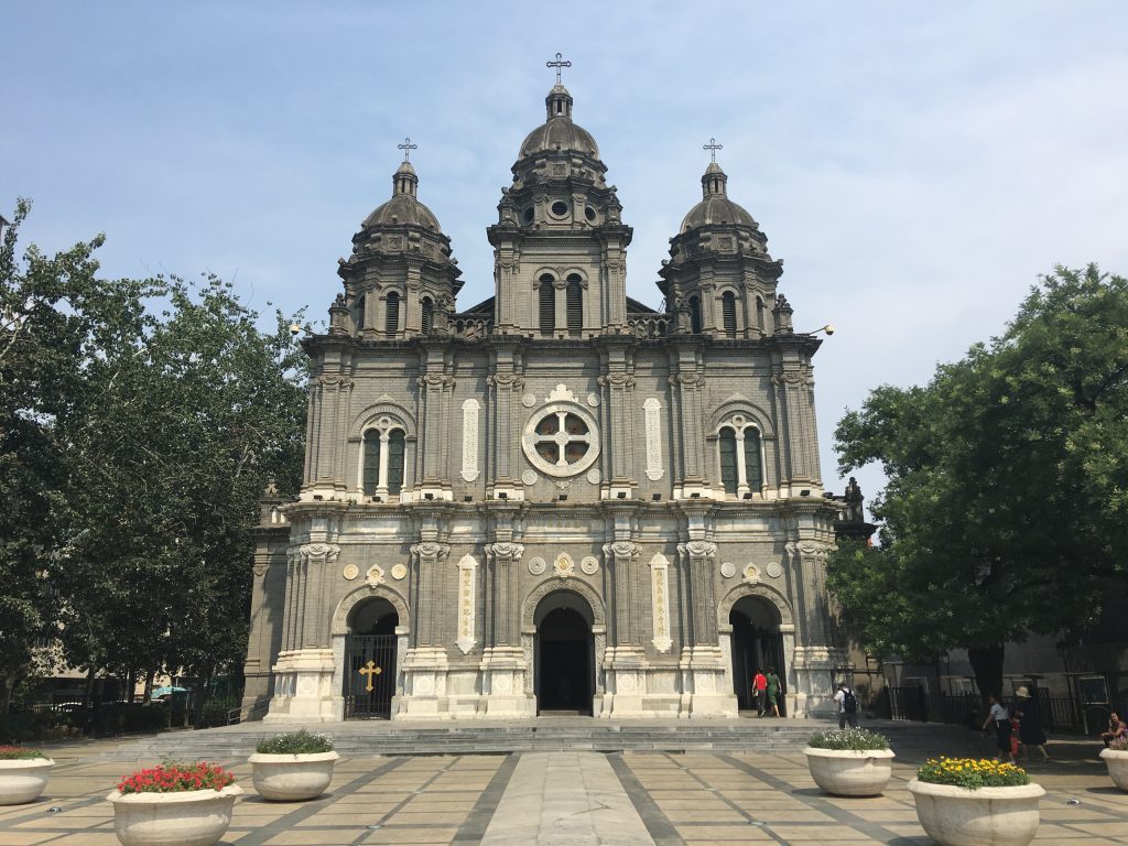 St Joseph Church near Wangfujing pedestrian street in Beijing