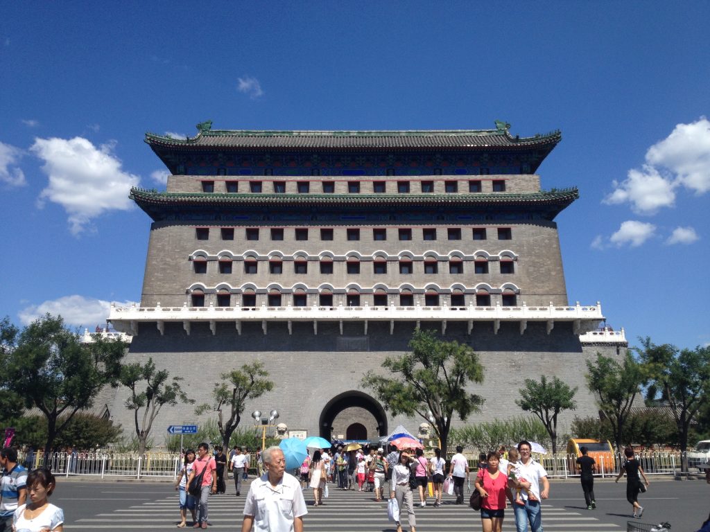 Zhengyangmen Arrow Tower near Qianmen in Beijing